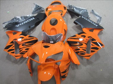 Laranja Preto Plásticos Honda CBR 600RR 2005-2006
