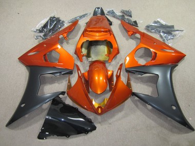 Laranja Preto Plásticos Yamaha R6 2003-2005
