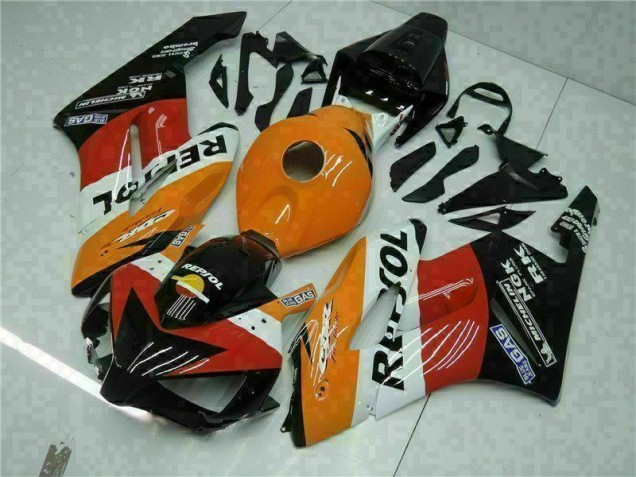Laranja Preto Repsol Carroçaria Honda CBR 1000RR 2004-2005 Laranja Preto Repsol Carroçaria Honda CBR 1000RR 2004-2005