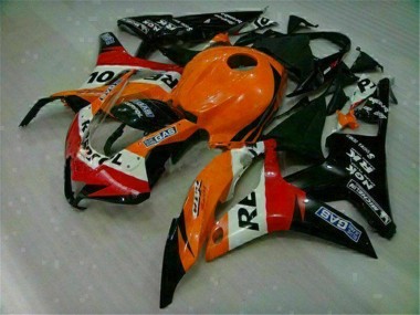 Laranja Preto Repsol Injeção Kit Carenagem Honda CBR 600RR 2007-2008