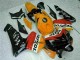 Laranja Preto Repsol Kit Carenagem Honda CBR 600RR 2005-2006