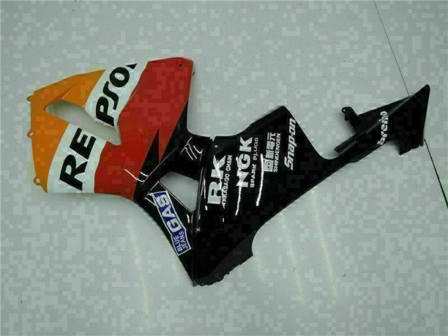 Laranja Preto Repsol Kit Carenagem Honda CBR 600RR 2005-2006