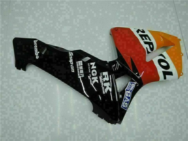 Laranja Preto Repsol Kit Carenagem Honda CBR 600RR 2005-2006