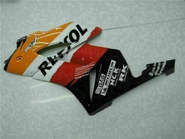 Laranja Preto Repsol Kit Completo Carenagem Honda CBR 1000RR 2004-2005