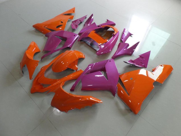 Laranja & Rosa Carenagem Kawasaki ZX10R 2003-2005 Laranja & Rosa Carenagem Kawasaki ZX10R 2003-2005