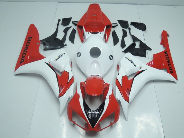 Laranja Vermelho & Branco Carenagem Honda CBR 1000RR 2006-2007 Laranja Vermelho & Branco Carenagem Honda CBR 1000RR 2006-2007