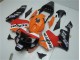 Laranja Vermelho Preto Repsol Carenagem Honda CBR 600RR 2003-2004 Laranja Vermelho Preto Repsol Carenagem Honda CBR 600RR 2003-2004