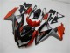 Carenagens Moto Suzuki GSXR 600/750 2008-2010 - Laranja Cinzento Preto Brilhante