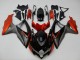 Carenagens Moto Suzuki GSXR 600/750 2008-2010 - Laranja Cinzento Preto Brilhante