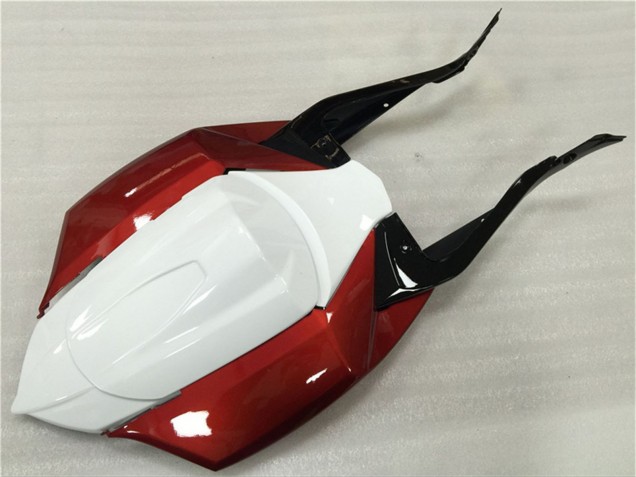 Carenagens Moto Suzuki GSXR 600/750 2008-2010 - Branco Vermelho Preto Brilhante