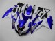 Carenagens Moto Suzuki GSXR 600/750 2008-2010 - Branco Azul Preto Vermelho Linha