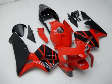 Carenagens Moto Honda CBR600RR 2003-2004 - Vermelho Preto Brilhante OEM Estilo