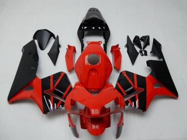Carenagens Moto Honda CBR600RR 2003-2004 - Vermelho Preto Brilhante OEM Estilo