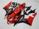Carenagem Moto Honda CBR600RR 2007-2008 - Vermelho Preto Fosco