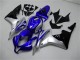 Carenagens Moto Honda CBR600RR 2007-2008 - Prata Azul Preto Brilhante OEM Estilo