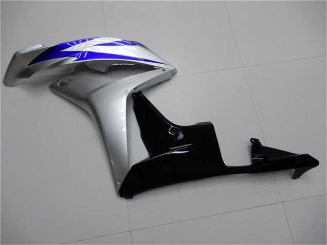 Carenagens Moto Honda CBR600RR 2007-2008 - Prata Azul Preto Brilhante OEM Estilo