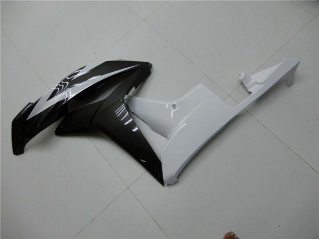 Carenagem Moto Honda CBR600RR 2007-2008 - Branco Preto Brilhante