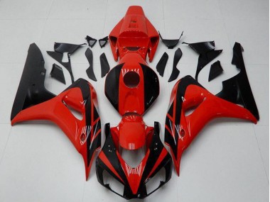 Kits Carenagens Moto Honda CBR1000RR 2006-2007 - Vermelho Preto Brilhante