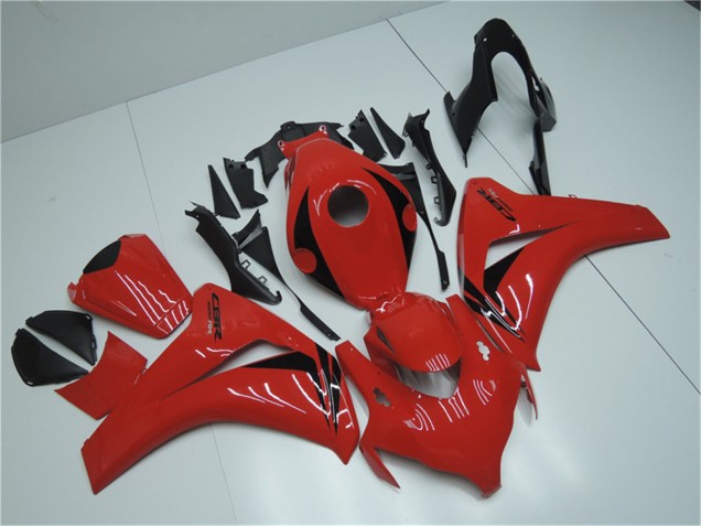 Carenagem Moto Honda CBR1000RR 2008-2011 - Vermelho Preto Brilhante