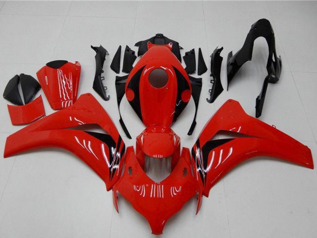 Carenagem Moto Honda CBR1000RR 2008-2011 - Vermelho Preto Brilhante
