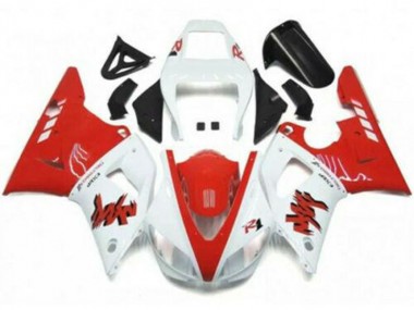 Carenagens Moto Yamaha YZF R1 1998-1999 - Branco Vermelho