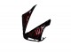 Carenagens Moto Yamaha YZF R1 2004-2006 - Preto Brilhante Vermelho Chama
