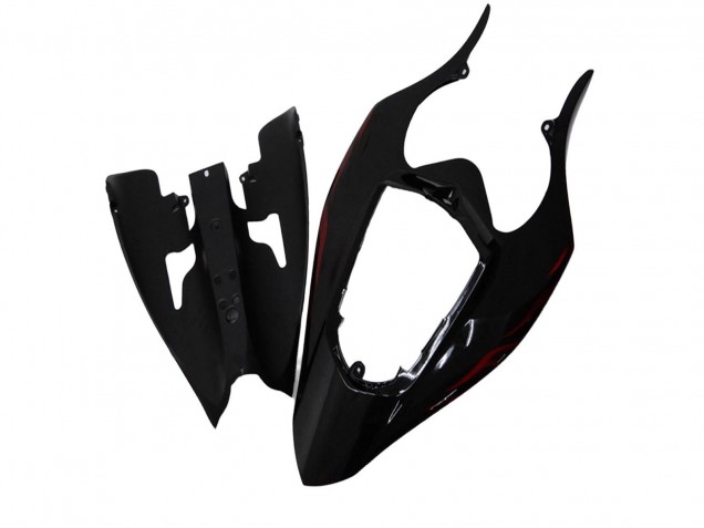 Carenagens Moto Yamaha YZF R1 2004-2006 - Preto Brilhante Vermelho Chama