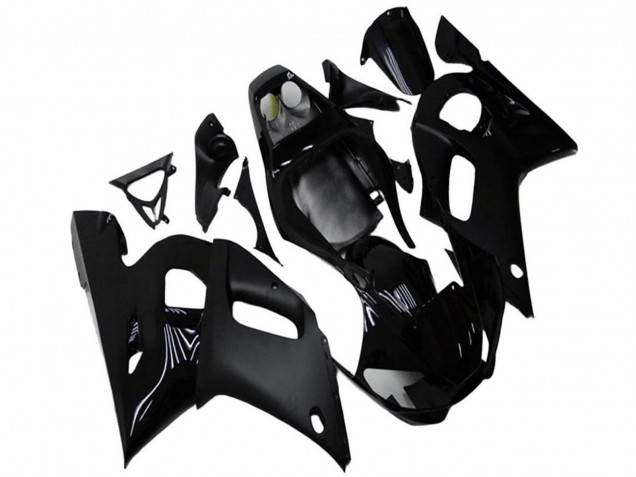 Carenagens Moto Yamaha YZF R6 1998-2002 - Preto Brilhante Preto Fosco