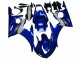 Carenagem Moto Yamaha YZF R6 2003-2004 - Azul Branco
