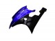 Carenagem Moto Yamaha YZF R6 2006-2007 - Azul Preto Fosco