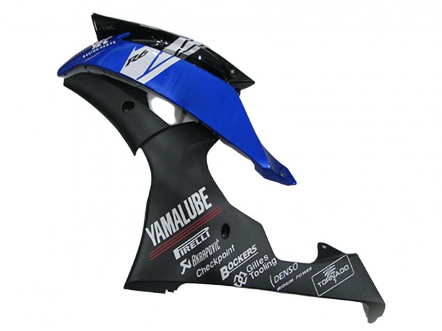 Carenagens Moto Yamaha YZF R6 2008-2016 - Branco Azul Preto Fosco Yamalube