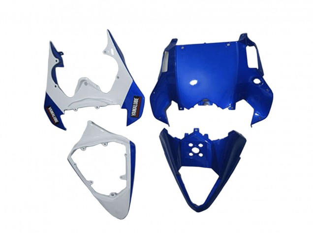 Carenagens Moto Yamaha YZF R6 2008-2016 - Branco Azul Preto Fosco Yamalube
