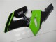 Carenagem Moto Kawasaki ZX6R 2005-2006 - Verde Preto Brilhante