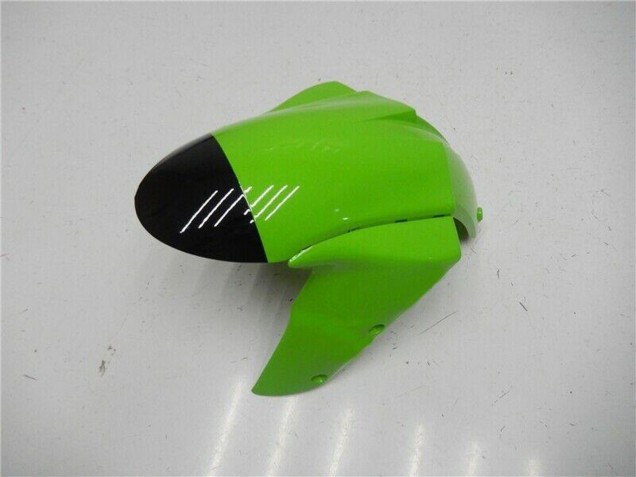 Carenagem Moto Kawasaki ZX6R 2005-2006 - Verde Preto Brilhante