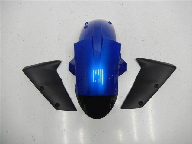 Kits Carenagem Moto Kawasaki ZX6R 2005-2006 - Azul Preto Brilhante
