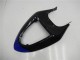 Kits Carenagem Moto Kawasaki ZX6R 2005-2006 - Azul Preto Brilhante