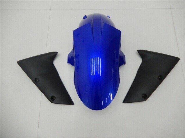 Carenagens Moto Kawasaki ZX6R 2005-2006 - Azul Preto Fosco