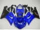 Carenagens Moto Kawasaki ZX6R 2005-2006 - Azul Preto Fosco