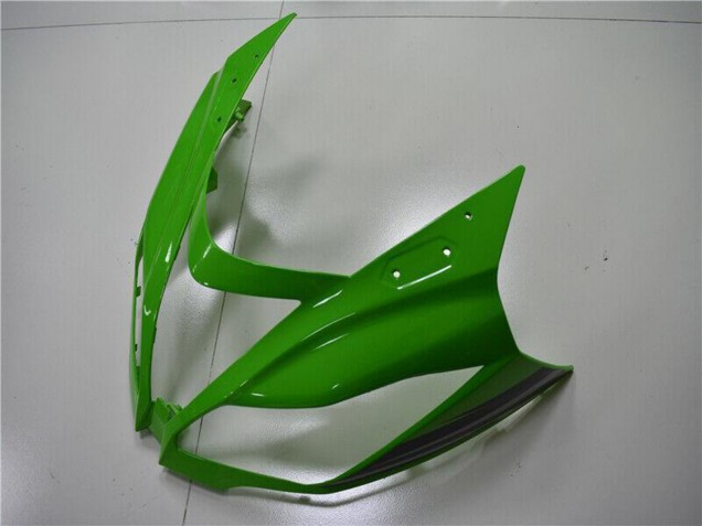 Carenagem Moto Kawasaki ZX6R 2013-2018 - Verde Preto Brilhante