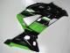 Carenagem Moto Kawasaki ZX6R 2013-2018 - Verde Preto Brilhante