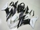 Carenagens ABS Kawasaki ZX6R 2013-2018 - Branco Preto Fosco