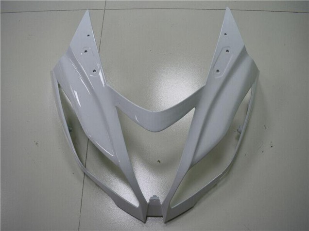 Carenagens ABS Kawasaki ZX6R 2013-2018 - Branco Preto Fosco
