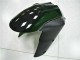 Kits Carenagem Moto Kawasaki ZX10R 2006-2007 - Preto Brilhante Vermelho Chama