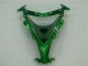 Carenagens Moto Kawasaki ZX10R 2008-2010 - Preto Brilhante Verde Chama