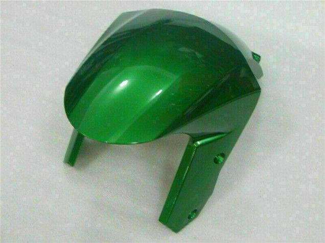 Carenagens Moto Kawasaki ZX10R 2008-2010 - Preto Brilhante Verde Chama