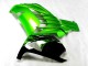 Carenagem Moto Kawasaki ZX14R ZZR1400 2012-2024 - Verde Preto Brilhante