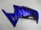 Carenagens Moto Kawasaki Ninja 300 EX300R 2013-2024 - Azul Preto Branco Chama