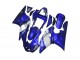 Carenagem Moto Yamaha YZF R1 2000-2001 - Azul Branco
