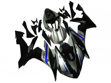 Carenagens Moto Yamaha YZF R1 2004-2006 - Prata Azul Preto