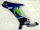Carenagens Moto Yamaha YZF R1 2015-2019 - Azul Prata Preto Verde MoviStar